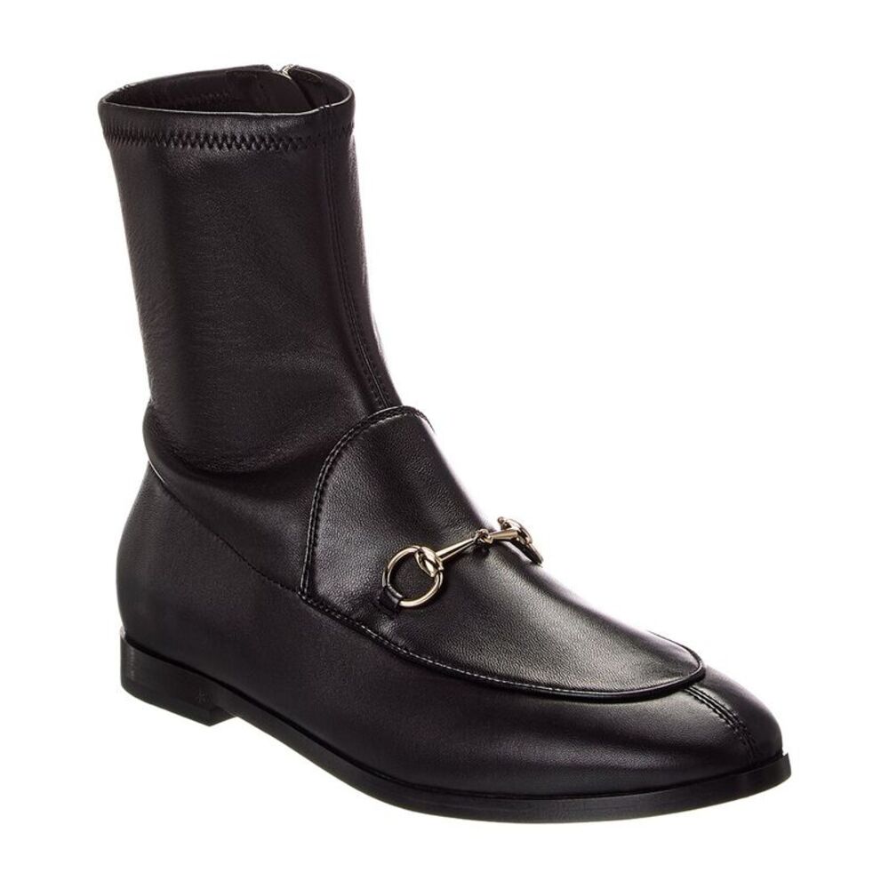 Gucci Jordaan Leather Bootie